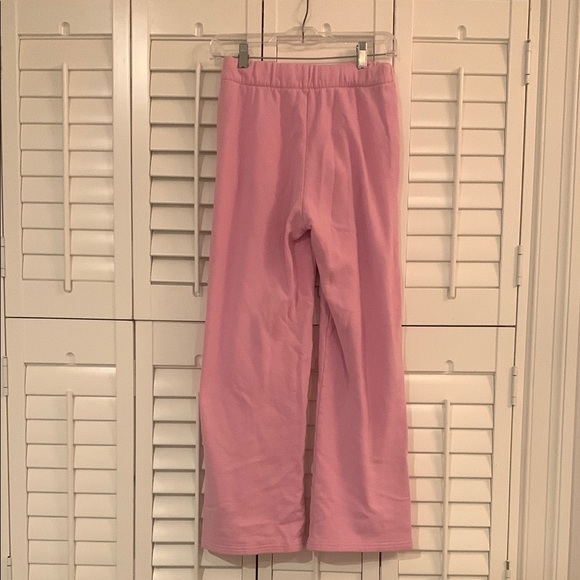 Gilly Hicks Pink Wide-Leg Sweatpants - Picture 2 of 2